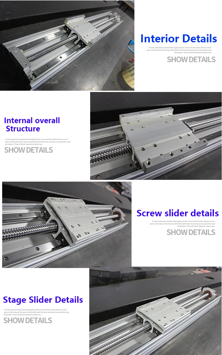 Sdm136 Linear Module Factory Price Manufacturer Supplier Steel Rail Motor Actuator Xyz Table Smooth Operated