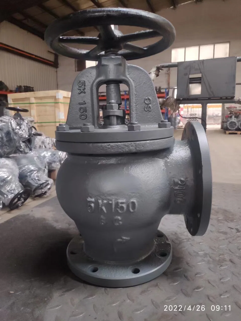 Marine Operated Valve Water Flow Rate Steam Pneumatic Globe Valve Control Valve