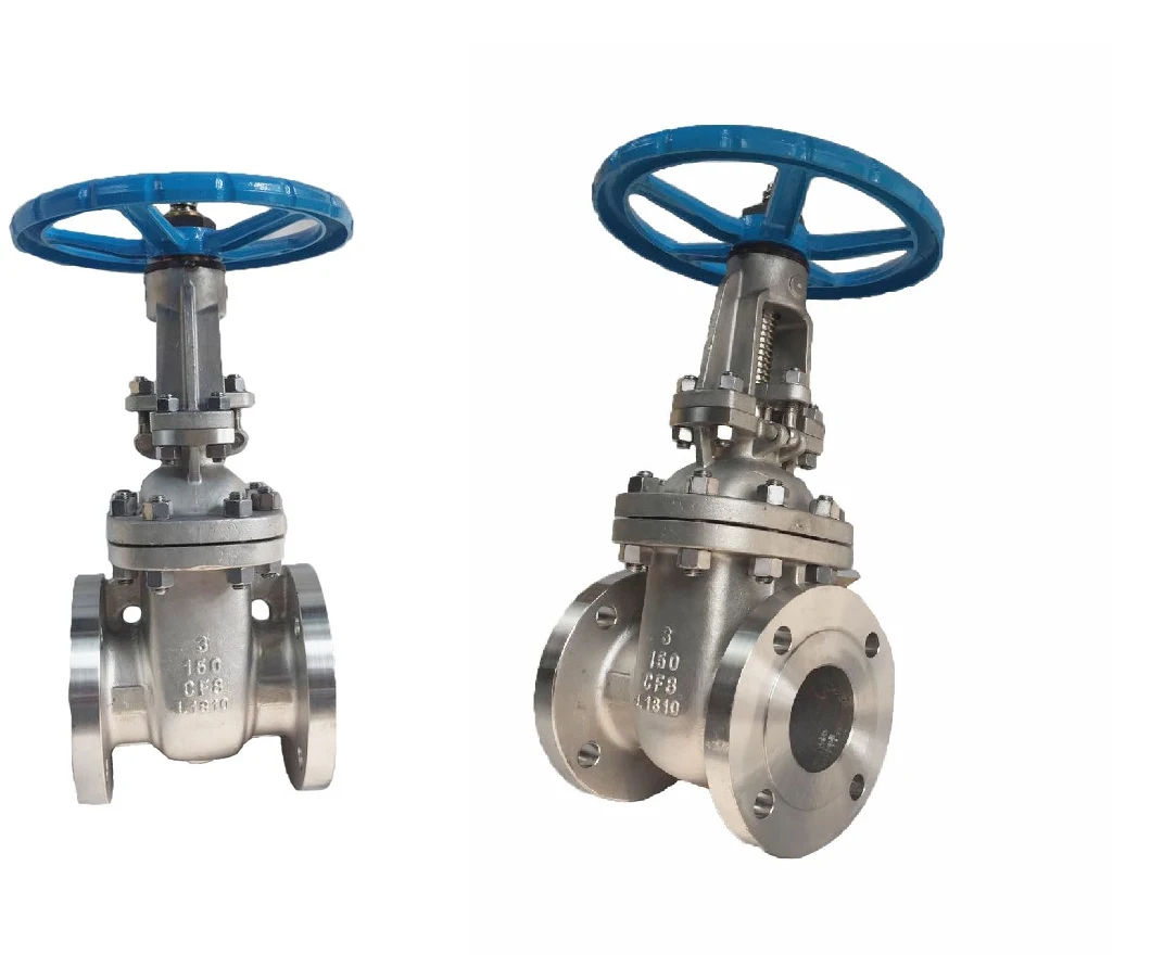 Water Oil Gas 2inch CF8 CF8m Stainless Steel Flange Multi Turn Electric Actuated Motorized Gate Valve Flange Stainless Steel Industry Gate Valve