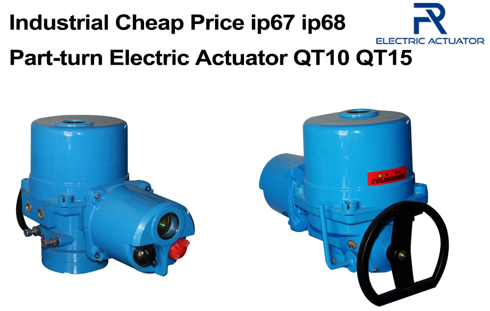 DC12V 24V Industrial Cheap Price IP67 IP68 Part Turn Electric Rotary Actuator Qt10 Qt15