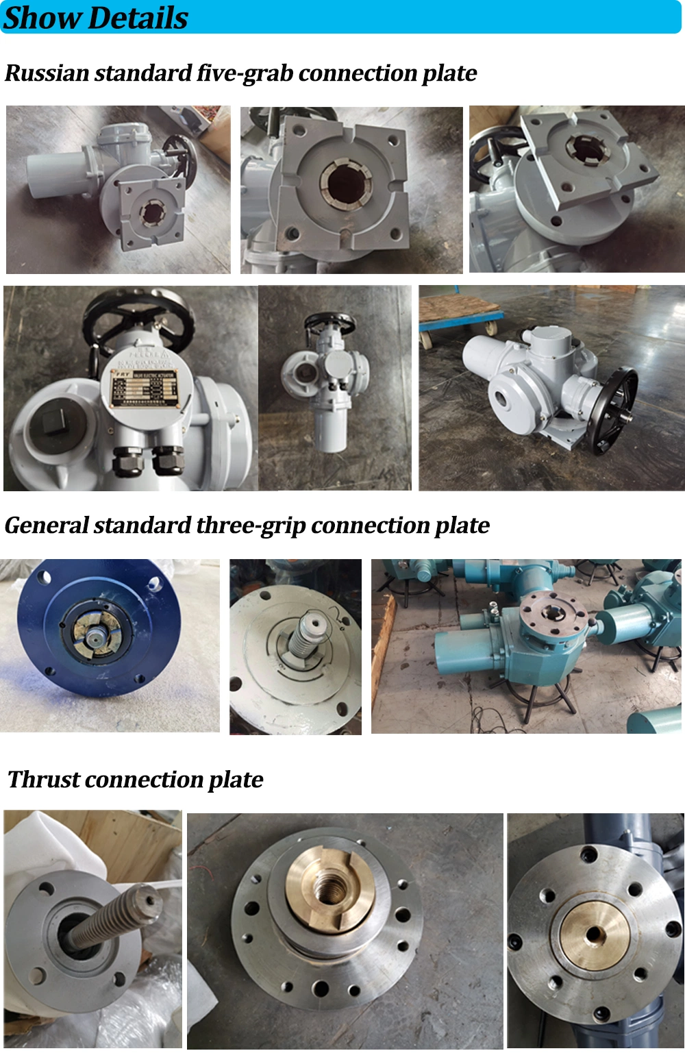 Multi-Turn Electric Actuator with Two-Way Clutch for The Gate Valves Russian (GOST) Standards Dzw90