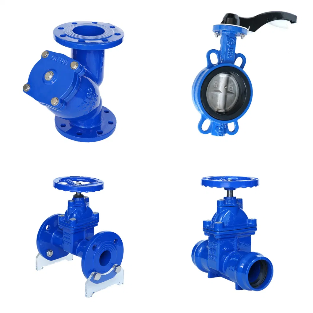 Awwa C509 Standard Electric Actuated Resilient Gate Valve with Hand Wheel Switch