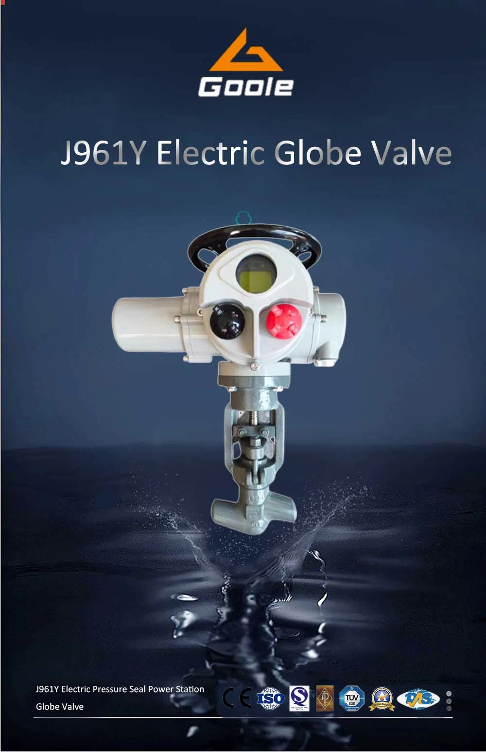 Electric Actuated Butt Welded Power Station Globe Valve