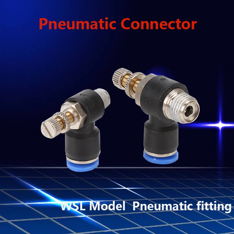 One Way Pneumatic Throttle Speed Control Valves SL (SC) Plastic One Touch Quick Flow SL Flow Control Fitting Pneumatic