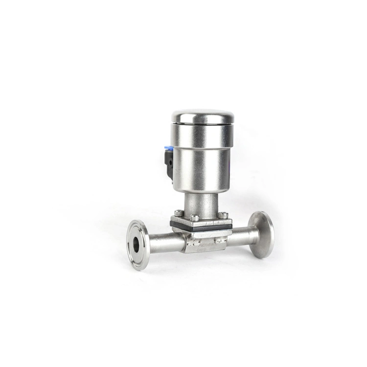 Stainless Steel Actuator Pneumatic Sanitary Diaphragm Valve