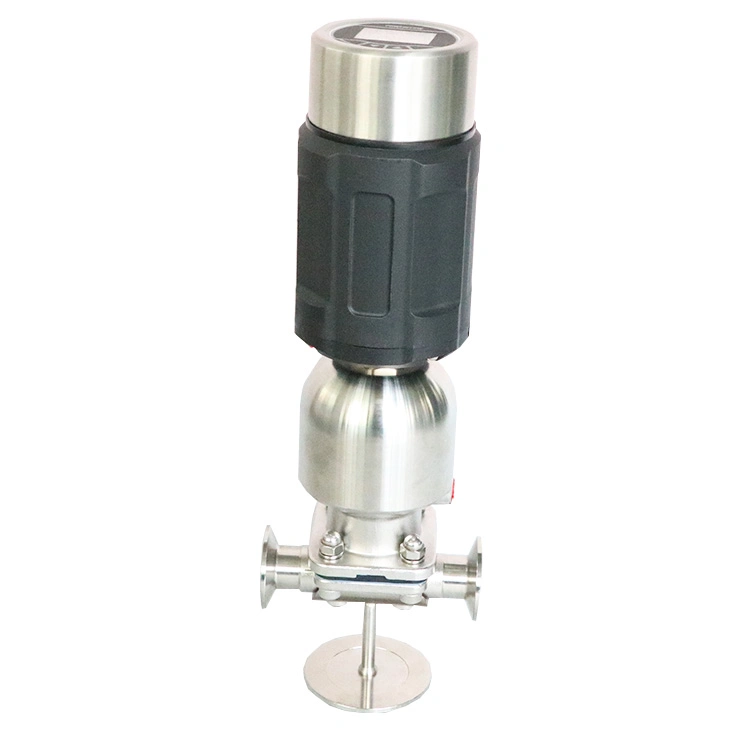 SS316 Pneumatic Diaphragm Valve with Positioner for Flow Rate Control