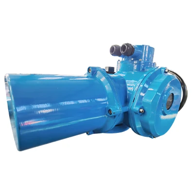 500nm accionador eléctrico multivTurn con 380Vac 50Hz par de apriete para Válvula de cuchilla para el tratamiento de aceite/gas/agua Zc120 Zc180 Zc250