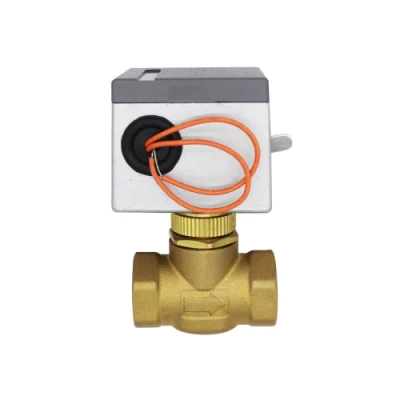  Actuador eléctrico de válvula de agua motorizada Honeywell de 24V 220V 3 vías Válvulas de bola de latón
