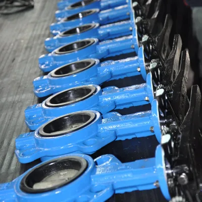 Línea media junta dura DN32 DN50 DN700 de hierro fundido de 14 pulgadas de Control de flujo de agua gusano actuador eléctrico accionado por motor Wafer Válvula de mariposa de conexión de agua, gas de petróleo