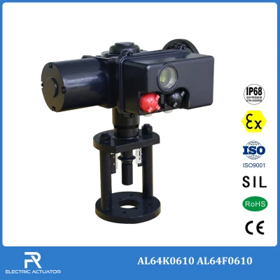 Protección IP67 de clase Al64K0610 Al64f0610 la carga nominal de 10 mm de recorrido nominal de 6400 Inteligencia lineal actuador eléctrico para válvula