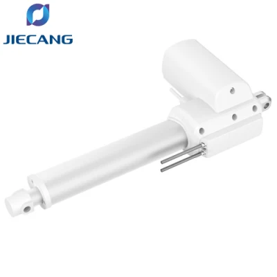 La industria de la fábrica Jiecang Especializadas Soluciones Personalizadas A 12/24V DC de empuje del motor de 6000n Impermeable IP54 de alta velocidad de 3,5 mm/s en pequeña escala de actuador lineal eléctrico
