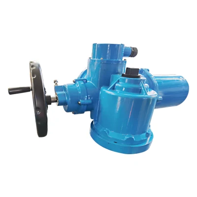 500nm accionador eléctrico multivTurn con 380Vac 50Hz par de apriete para Válvula de cuchilla para el tratamiento de aceite/gas/agua Zc120 Zc180 Zc250