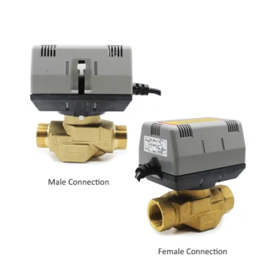  Válvula de agua motorizada de control de flujo hidráulico Honeywell VC6013 VC4013 de 220V.