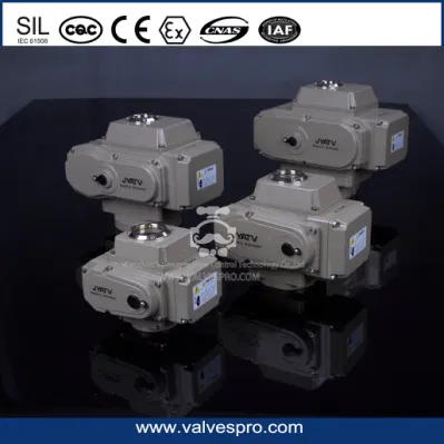 Jyl-10e Intelligent Adjustmen 4-20 mA tipo DC actuador eléctrico para válvula de bola válvula de control eléctrico de actuador de válvula de mariposa motorizado el Cuerpo de aleación de aluminio
