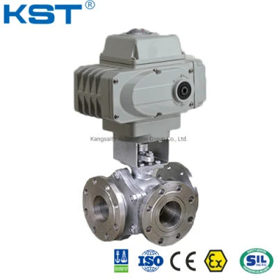 Kst Rotary eléctrico motorizado del actuador de válvula de bola