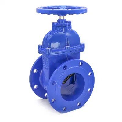 Acero inoxidable al carbono de latón fundido API 6A DIN ANSI WCB Hierro dúctil cuchillo de vástago no ascendente o&amp;y Goma cuña Industrial Control Sluice F4 Precio de válvula de compuerta con brida