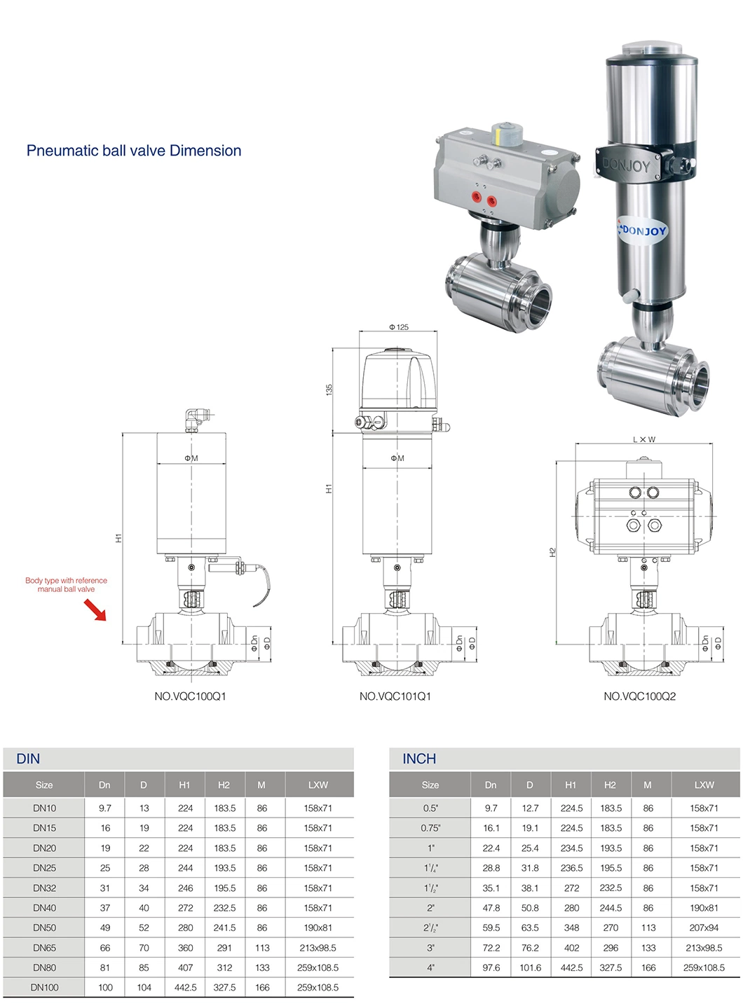 Stainless Steel 3PCS Electrically Actuated Ball Valve Two Way