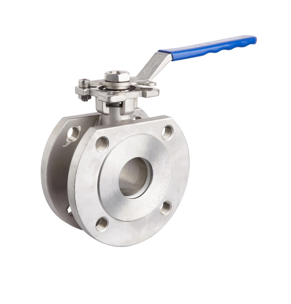 Italy Ultrathin Wafer Type Flanged SS304 Stainless Steel Motor Operated Ball Valve