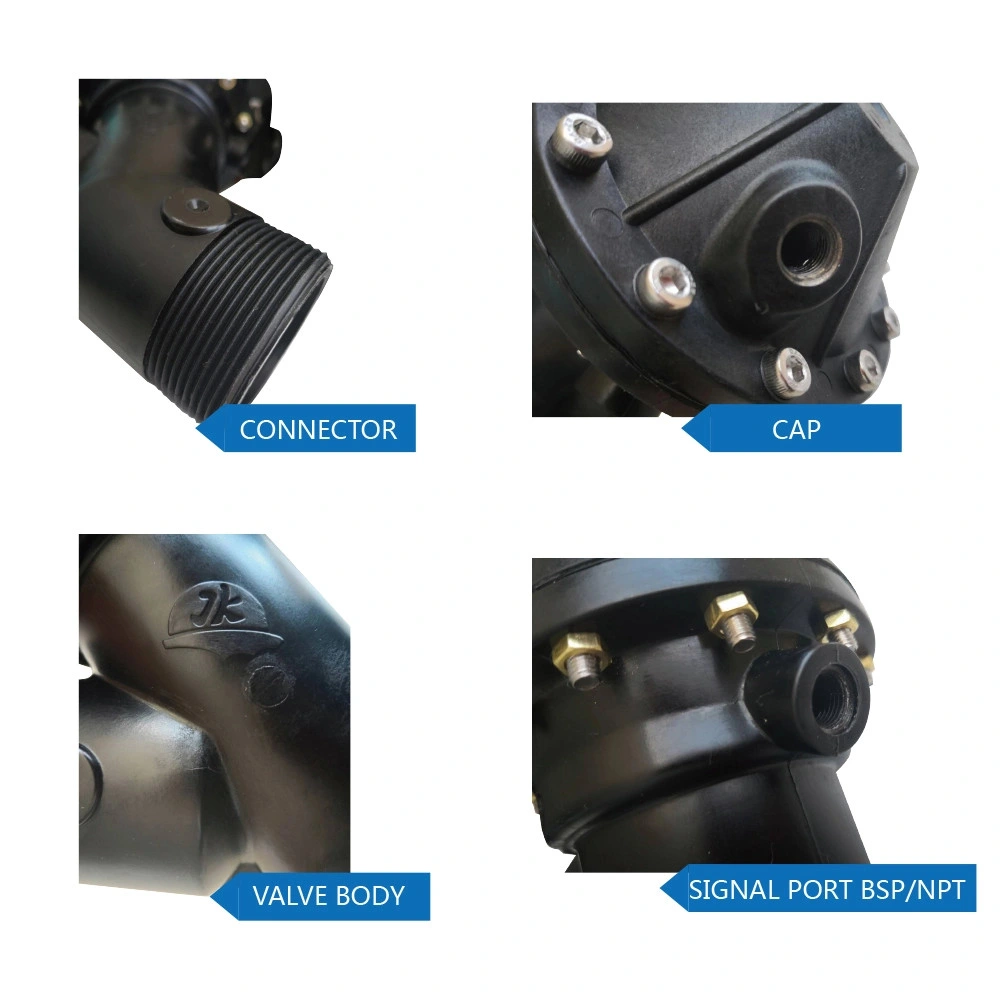 Jkmatic Y Shape Solenoid/Hydraulic/Pneumatic/Water Flow Control Diaphragm Valve (fatigue tests Over 130, 000 times)