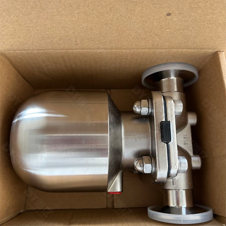 4&quot; Stainless Steel Aspetic Air Operated Diaphragm Valves Valvulas De Diafragma Neumaticas Asepticas De Acero Inoxidable