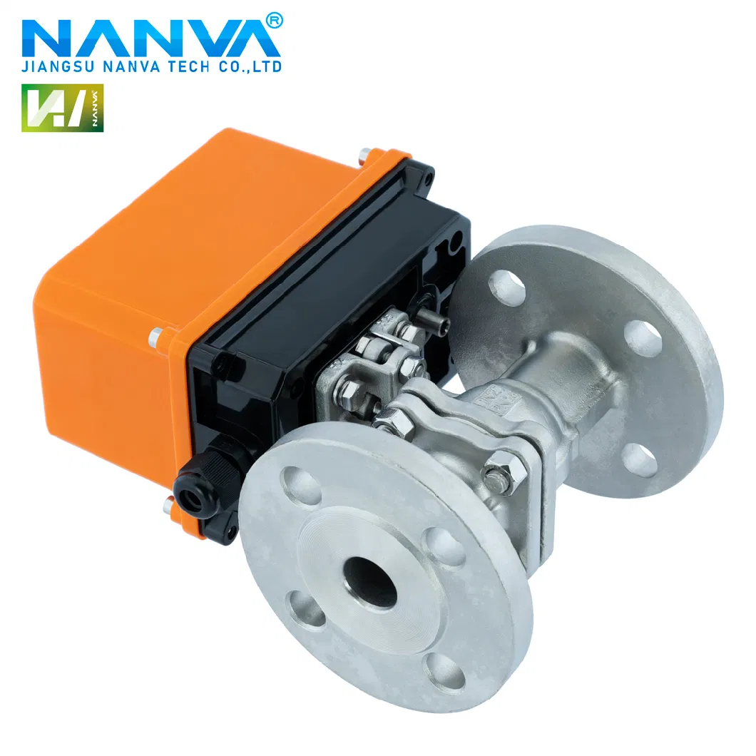 Stainless Steel Flange Ball Valve Electric Valve Fine Small Actuator