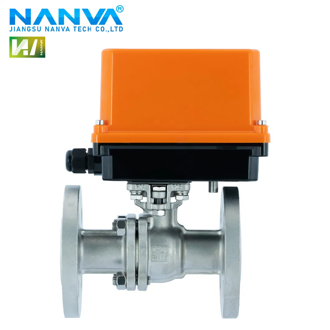 Stainless Steel Flange Ball Valve Electric Valve Fine Small Actuator