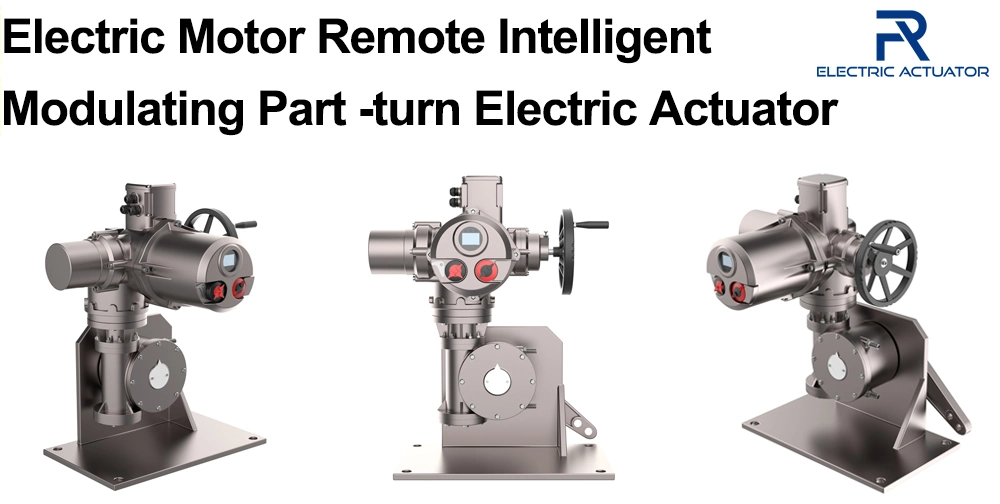 Electric Motor Remote Intelligent Modulating Part -Turn Electric Actuator with Ball Valve