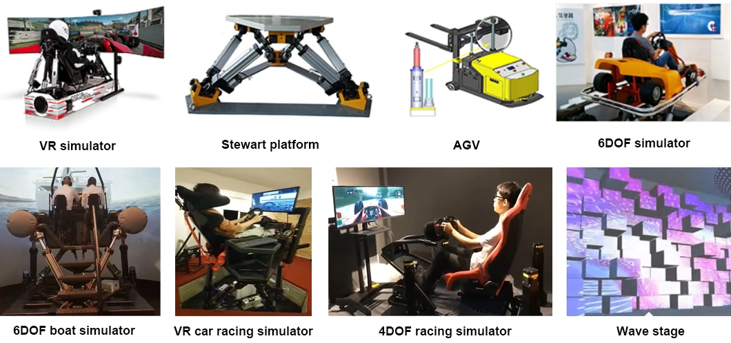 Customized High Precision Linear Electric Cylinder Servo Driven Actuator for Flight Simulator