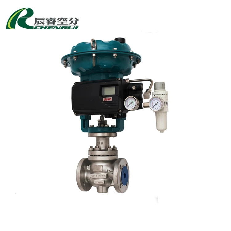 Control Valve Pneumatic Actuated Diaphragm C-Ring Single-Seated Sleeve Control Valve