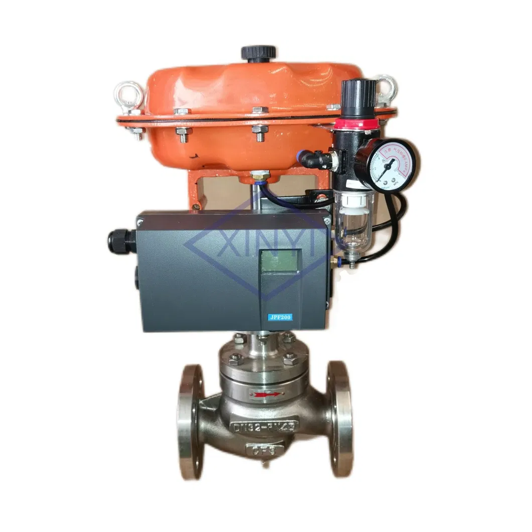 DN32 Pn40 High Pressure Pneumatic Samson Control Globe Valves DN65 for Pump