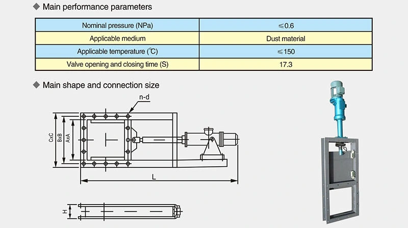 Pneumatic Cylinder Knife Gate Valve Actuators