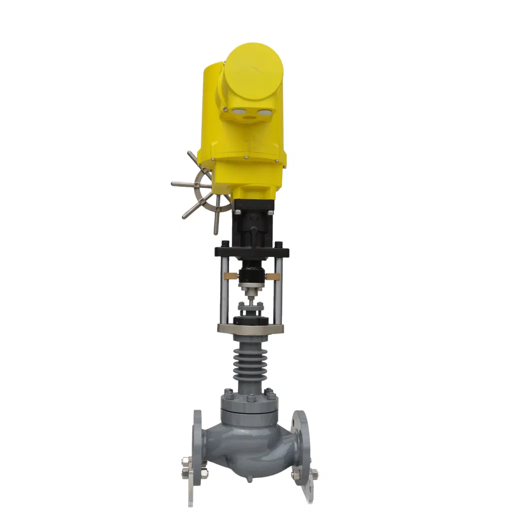 High Temperature Automation Control Valve Electric Control Valve for Gas Steam