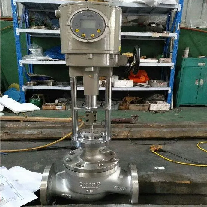 T947h Electric Actuated Single Seat Globe Control Valve