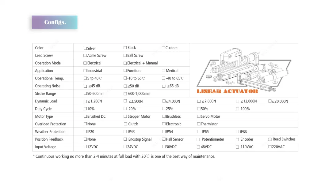 Heavy Duty 8000n Linear Actuator, Electric Actuators for Industrial Automation