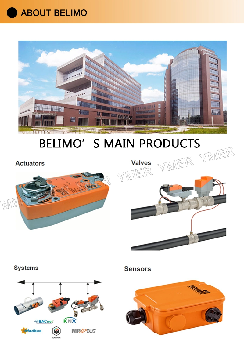 Belimo Nr24A-Sr AC24V DC24V Modulating Rotary Actuator for Ball Valves