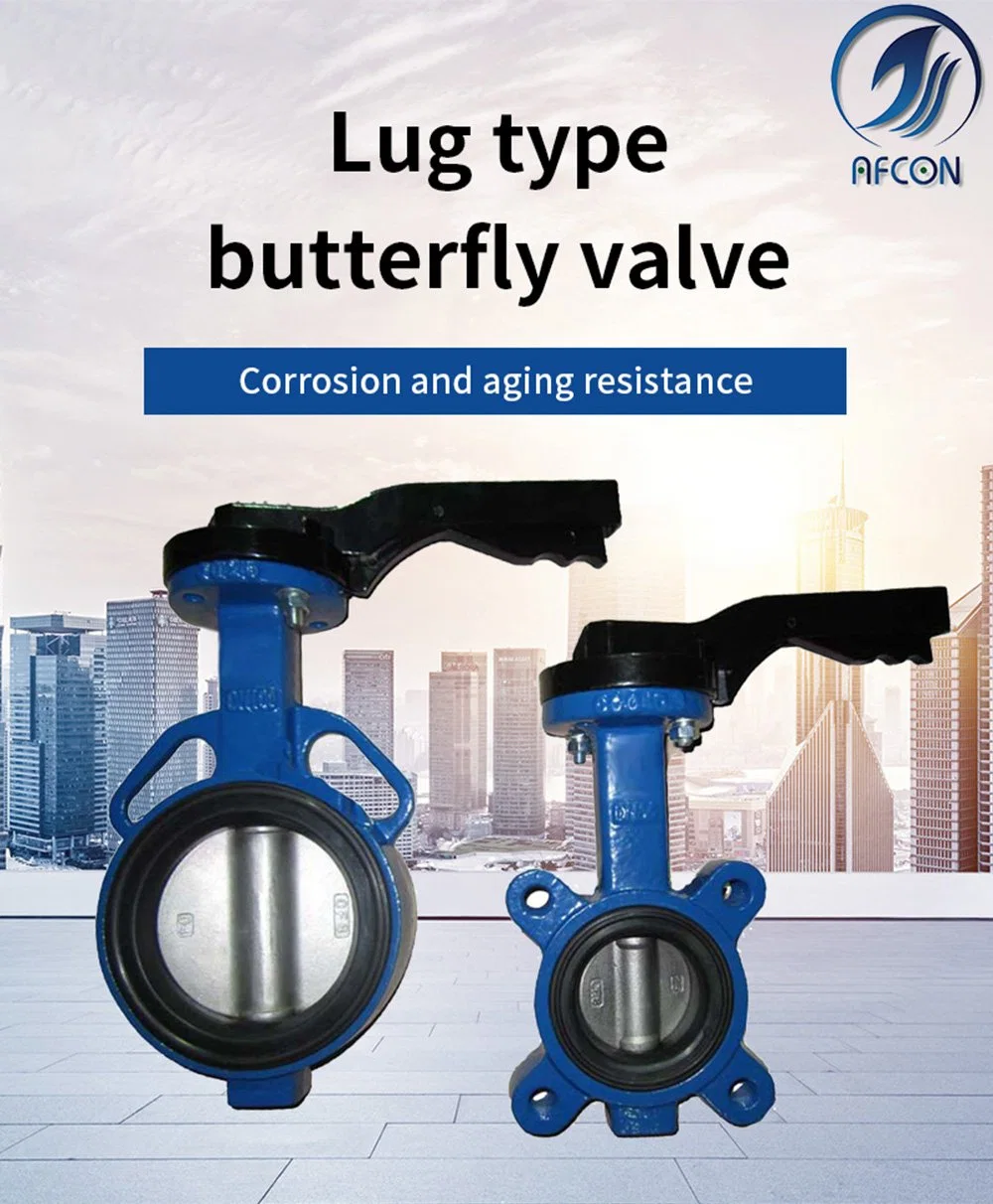 Actuated Motorized Automatic Control Cast Iron Ductile Iron Electric Lt Lug Type Wafer Butterfly Valve
