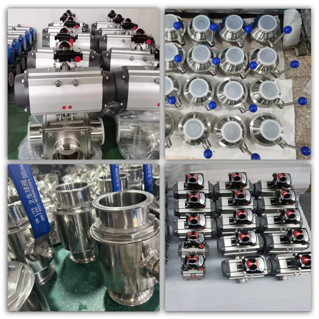 Bpe 2 Way Manuel Stainless Steel Sanitary Sanitaire Pneumatic Butterfly/Diaphragm/Safety Relief/Non Return/Check/Angle Seat/Ball Control Valve (JN-BV1001)