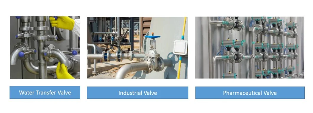 Double Acting Pneumatic Actuator Ball Valve Butterfly Valve