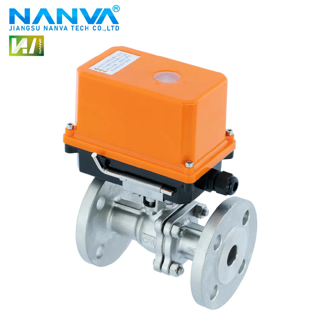 Stainless Steel Flange Ball Valve Electric Valve Fine Small Actuator