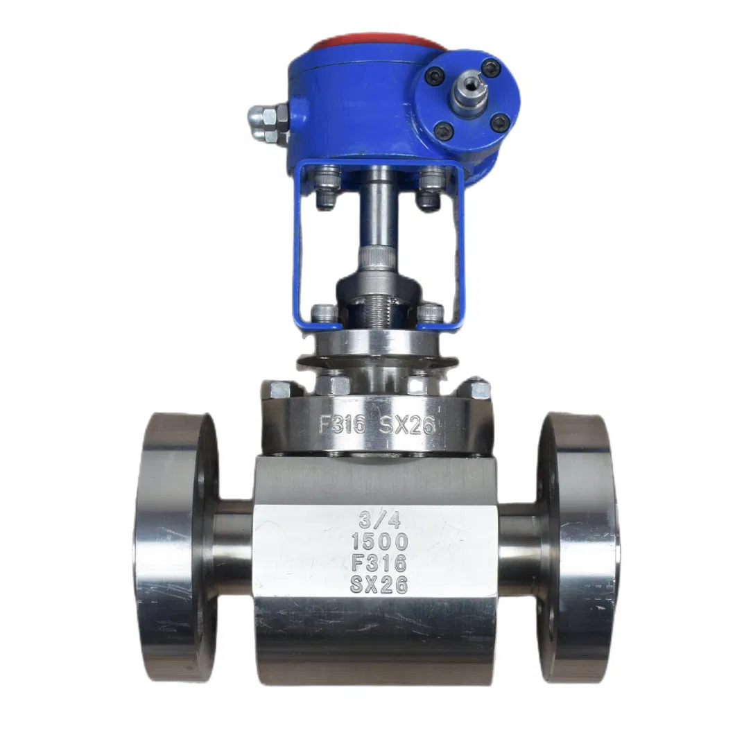 Stainless Steel Pneumatic Modulating Valve with 4-20mA IP Positioner High Pressure Rising Stem Globe Control V