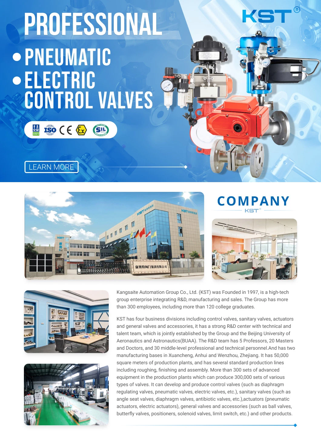 on-off, Passive Contact, Modulating, Regulating DC24V, AC110V, AC220V, AC380V Butterfly Valve Electrical Actuator