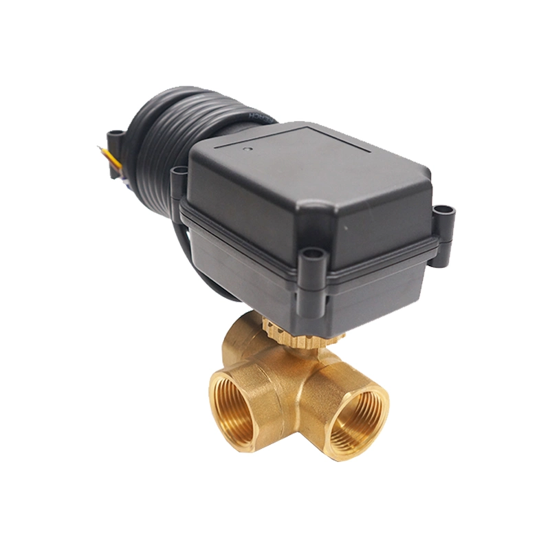 Winvall IP67 Waterproof Electric Actuator Brass Valve Motorized on/off Control