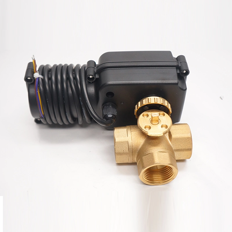 Winvall IP67 Waterproof Electric Actuator Brass Valve Motorized on/off Control