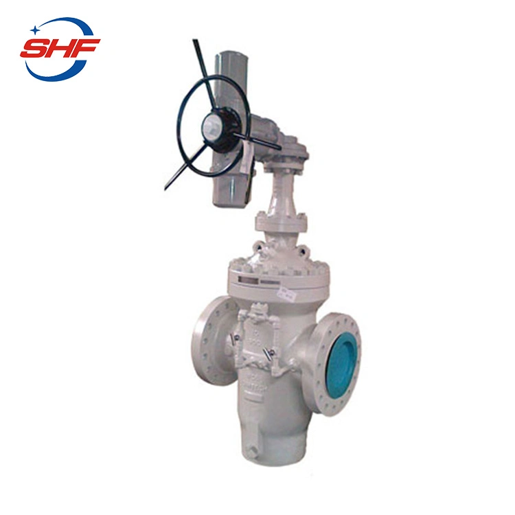 Russian Standard ASME Standard Electric Actuated Cast Steel Flat Plate Gate Valve