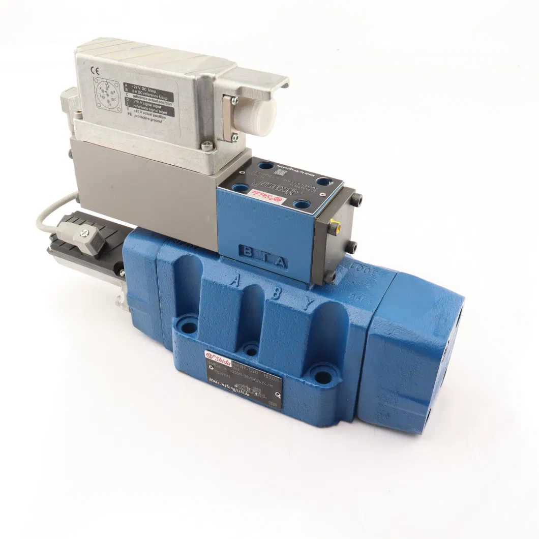Top Quality 4wrle Pilot-Operated Directional Control Valve with Pilot Valve Ng6,with Control Piston Andsleeve in Servoquality,Actuated on Oneside, 4/4 Fail-Safe