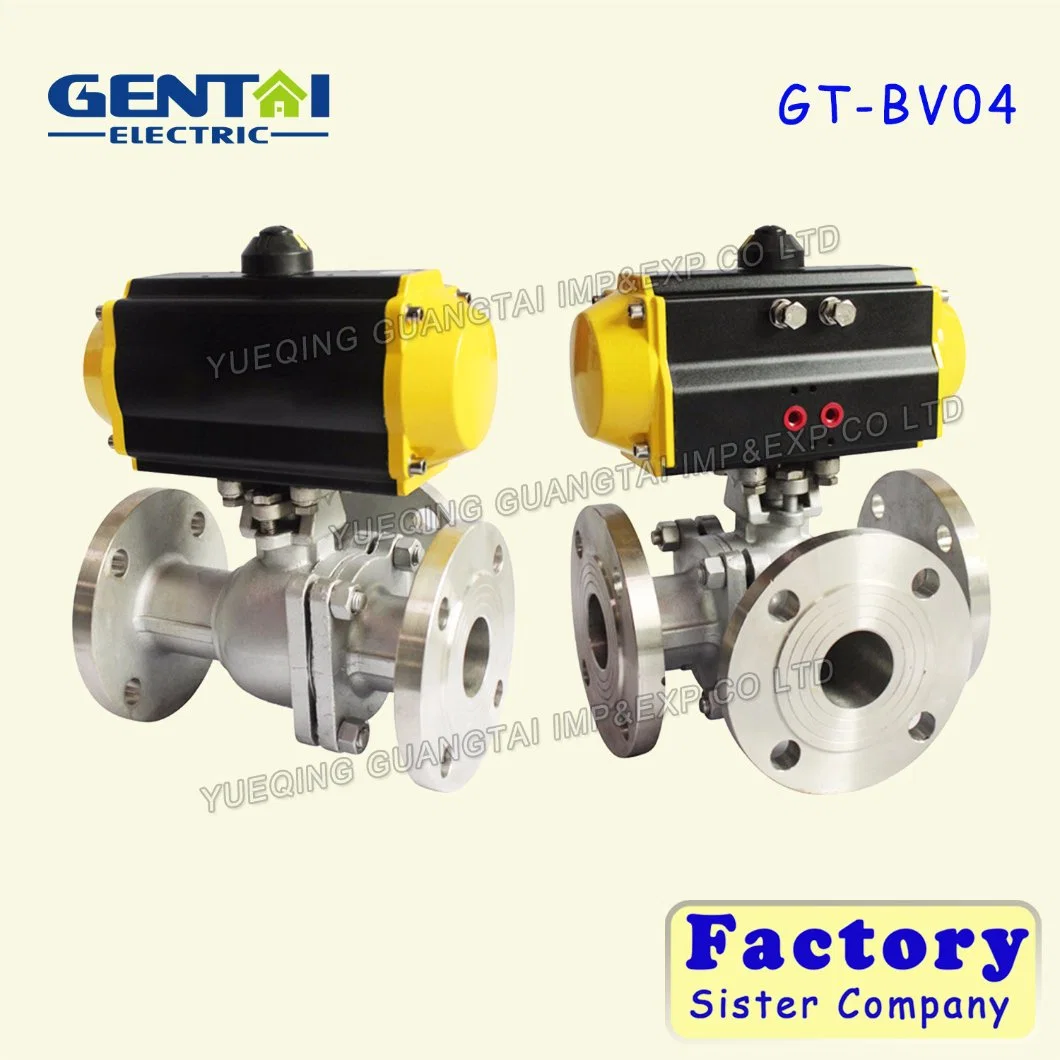 Good Quanlity 3way High Pressure Union Pneumatically Actuated Ball Valve