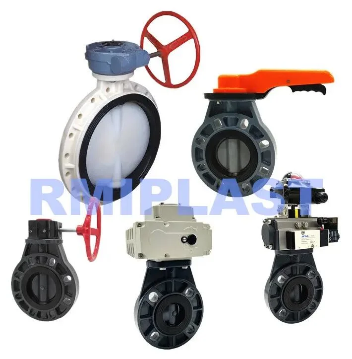 UPVC CPVC PVC Plastic Electric Butterfly Valve Control Valves by JIS 10K DIN Pn10 ANSI Cl150 with Motorized on off Type and Regulate Smart Control Type