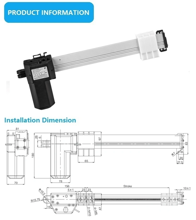 Max Load 4000n Electric Sofa TV Set Use Linear Actuator