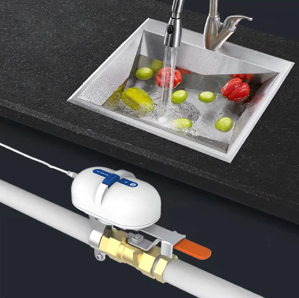 Tuya WiFi Smart Valve Actuator for Kitchen Water Valve to Control Valve on-off