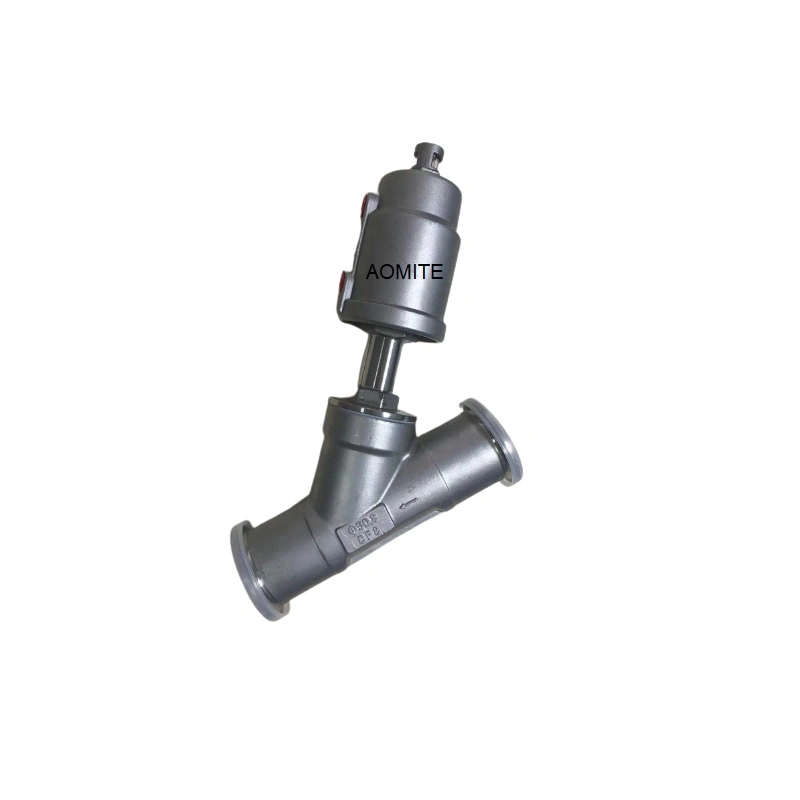 2/2-Way Pneumatically Actuated Angle Seat Piston Valve for Liquids, Gases, Steam